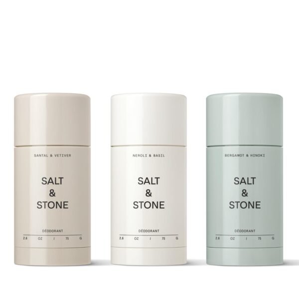 Salt & Stone Natural Deodorant Trio for Women & Men